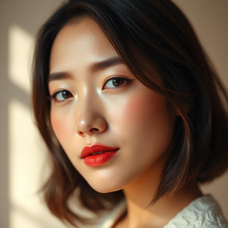 脸不对称矫正案例｜28岁艺人左右脸对称改善记录